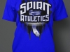 Spirit Athletics Black and Blue front